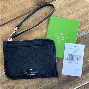 kate spade jackson small card holder wristlet